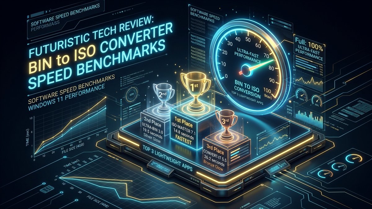 Best Free BIN to ISO Converters for Windows: WinBin2Iso vs PowerISO